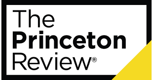 The Princeton Review logo - bold black serif wordmark "The / Princeton / Review®"